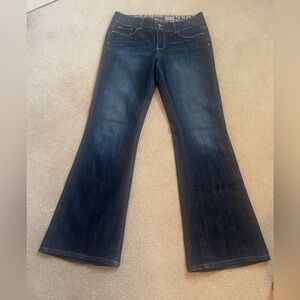 Paige Premium Denim Hidden Hills Bootcut Jeans Size 30 Dark Wash